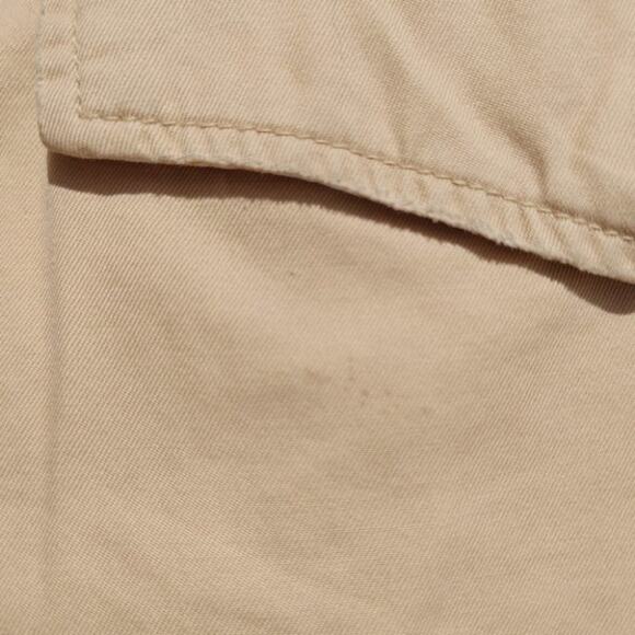 American Eagle Outfitters Khaki Jacket Button Size Medium M Classy Striped Cute - Picture 10 of 12